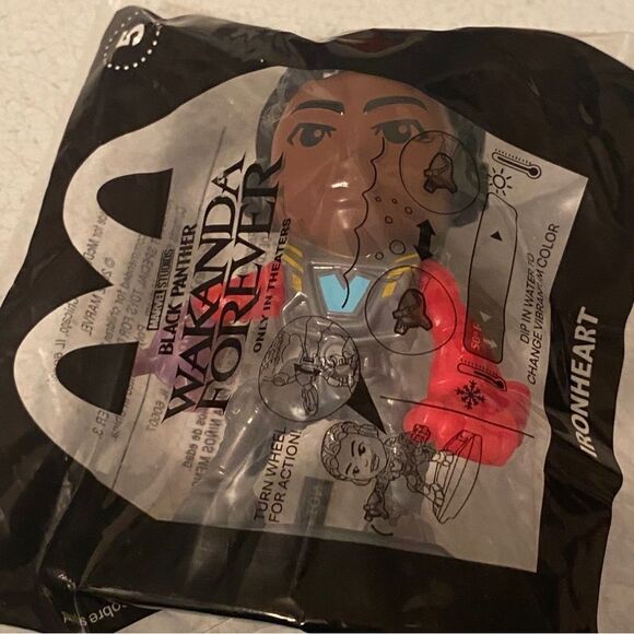 McDonalds Marvel Wakanda Forever Black Panther Happy Meal Toy #5 Ironheart - Picture 1 of 4